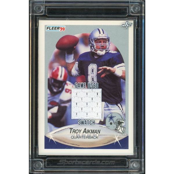 2022 Jersey Fusion Troy Aikman Game Used Swatch