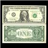 Image 1 : 1999 $1 Federal Reserve Note Crisp Unc FANCY NUMBER (CUR-05987)