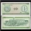 Image 1 : 1985 Cuba 10 Peso Foreign Exchange Crisp Uncirculated Note RARE Series B (CUR-05594)