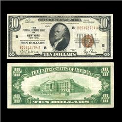 1929 $10 Note NY RARE Hi Grade (COI-4668)