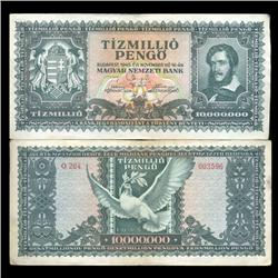 1946 Hungary 10000000 Pengo Note Hi Grade Scarce (CUR-05654)