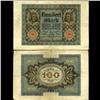 Image 1 : 1920 Germany 100 Mark Note Hi Grade (COI-3895)