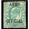 Image 1 : 1902 RARE British .5p Edward Official Stamp Hi Grade UNUSED (STM-0051)