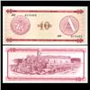 Image 1 : 1985 Cuba 10 Peso Foreign Exchange Crisp Uncirculated Note RARE Series A (CUR-05952)