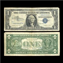 1957A $1 Silver Certificate Star Note Circulated RARE (COI-4700)