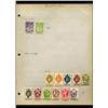 Image 1 : 1920 Lichtenstein Hand Made Stamp Collection Album Page  13 Pieces (STM-0084)