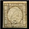 Image 1 : 1861 RARE Italy Sicily Neapolitan 1/2g Postal Stamp Hi Grade (STM-0169)