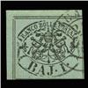 Image 1 : 1852 RARE Italy Roman States 1b Postal Stamp Hi Grade (STM-0183)