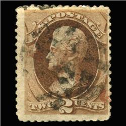 1870 RARE US 2c Jackson Postal Stamp Better Grade (STM-0226)