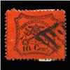 Image 1 : 1868 RARE Italy Roman States 10c Postal Stamp Hi Grade (STM-0180)