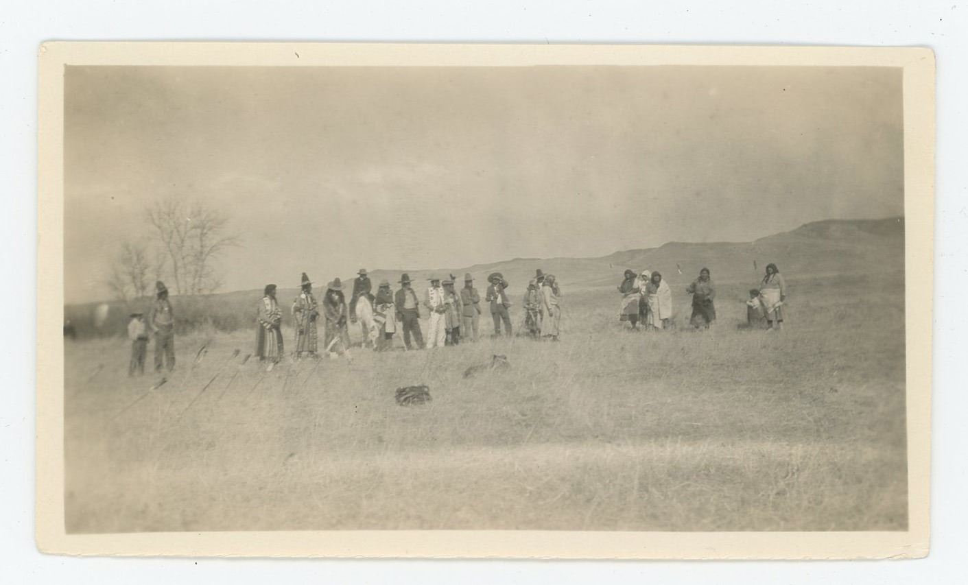 Shinney Game Crow Indians Montana Photo