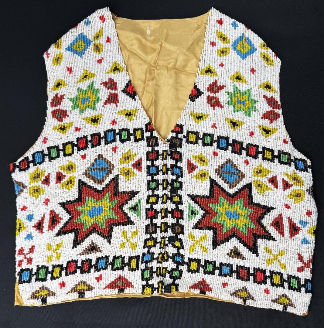 Loom Beaded Native American Indian Vest