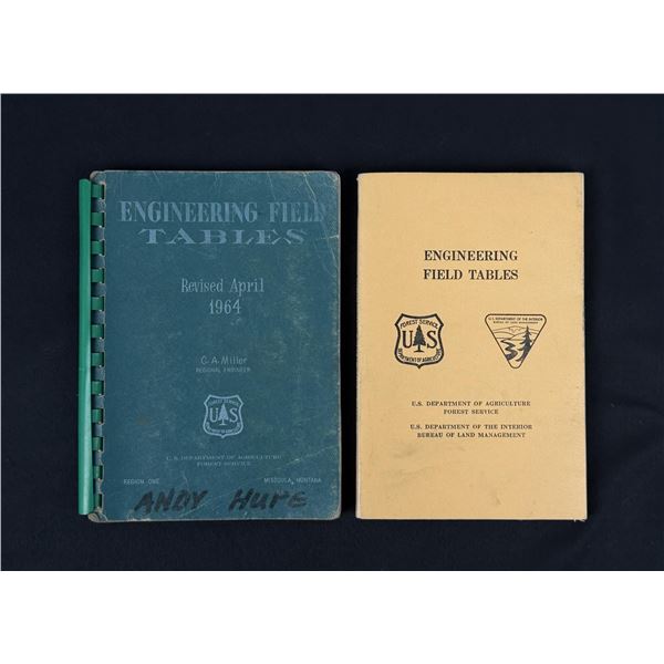Pair of Forest Service USFS Engineering Tables