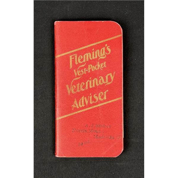 Flemings Vest Pocket Veterinary Adviser Montana