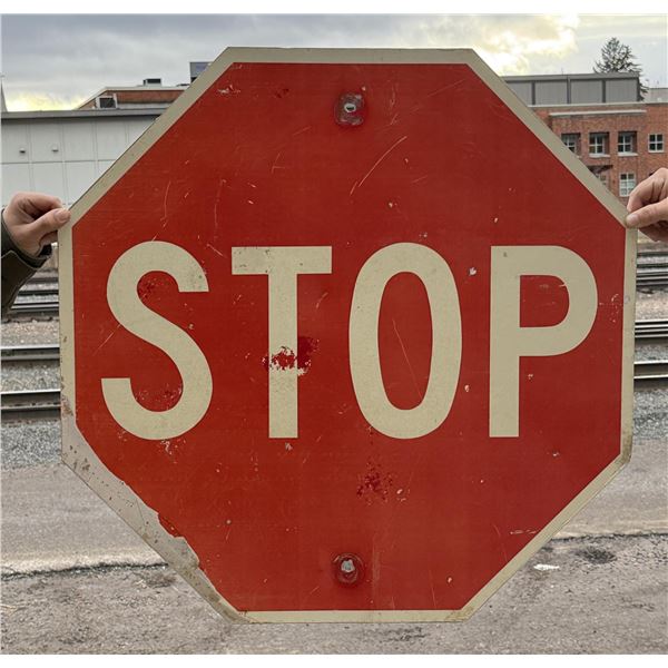 Montana Road Stop Sign