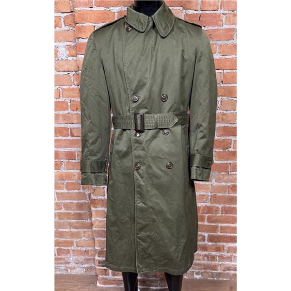 Korean War OD-7 US Army Overcoat with Wool Liner
