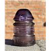 Image 2 : CD 113 Braille Dots Purple Glass Insulator