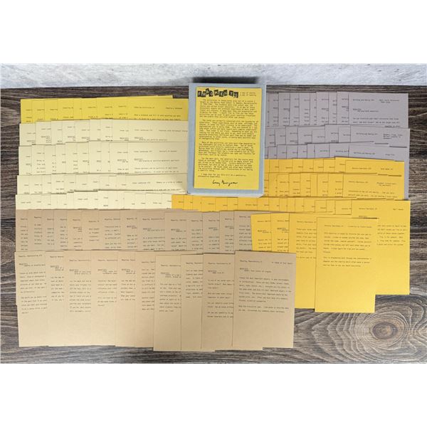 Fragments by Lowry Burgess Instructional Cards