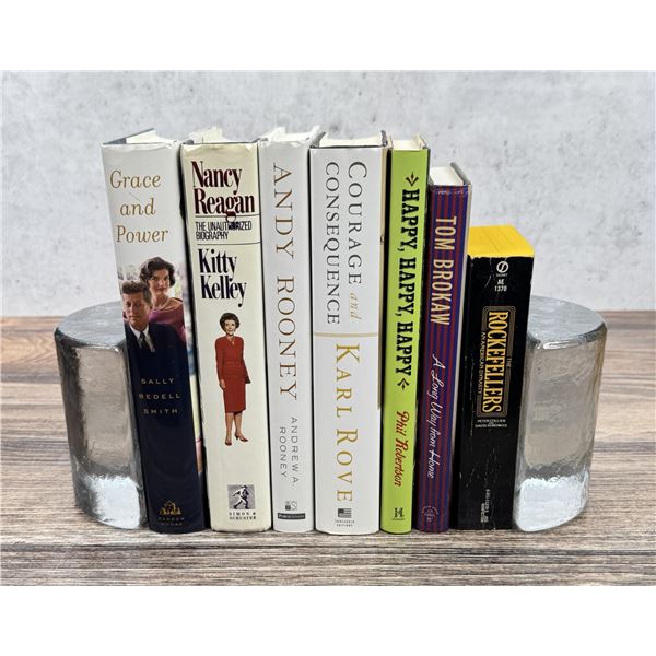 Group of American History Biography Books