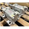 Image 1 : (2) 3000 PSI Milwaukee Model #H-42/K 4" Bore x 4" Stroke Cylinders