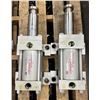 Image 2 : (2) 3000 PSI Milwaukee Model #H-42/K 4" Bore x 4" Stroke Cylinders