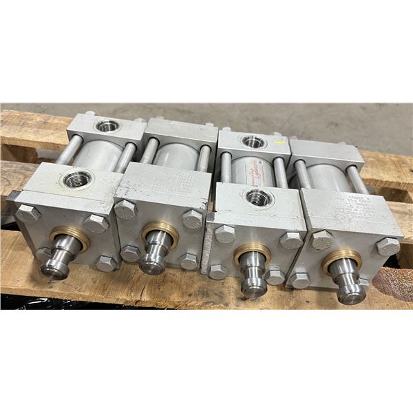 (4) 3000 PSI Milwaukee Model #H-41/K 2.5" Bore x 1" Stroke Cylinders