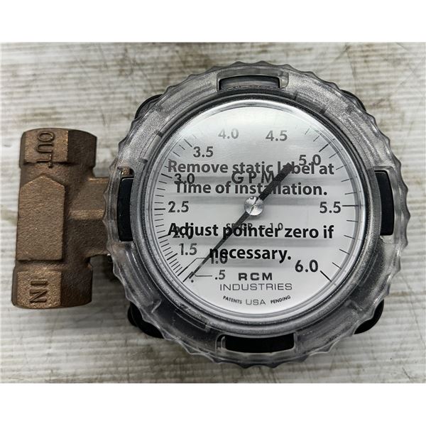 RCM Industries #1/2-71-VUR-6 Flow Meter
