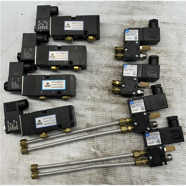 Lot of (8) Misc. DynaQuip Controls & Mac Valve Units