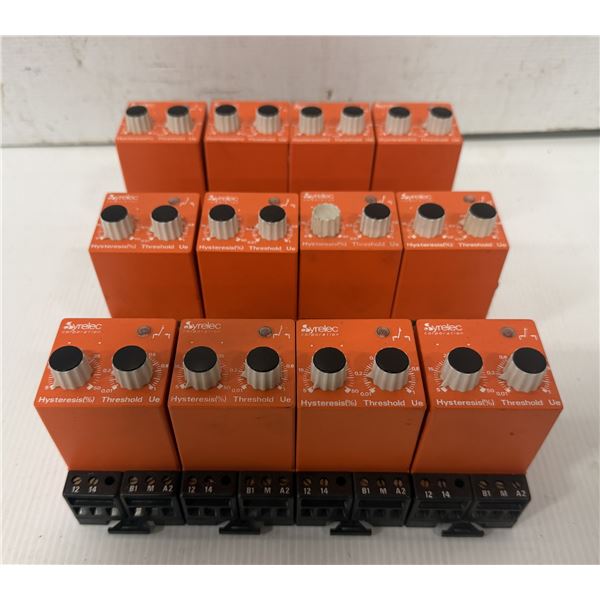 Lot of (12) Syrelec #DUR Voltage Monitor Relays