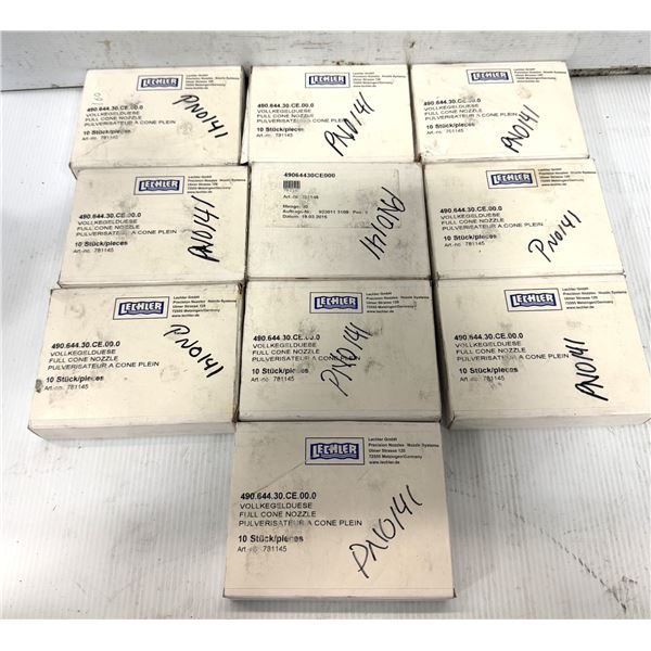 Lot of (10) Lechler GmbH #490.644.30.CE.00.0 / #781145 (10 per Box)