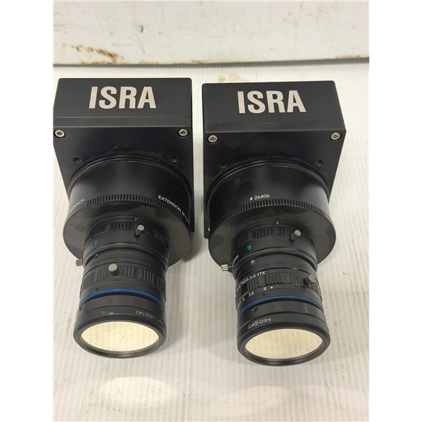 (2) ISRA Vision  #isLC-2x8K-100T-R0.2 Cameras w/ Lens