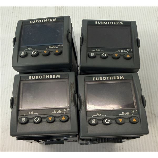 (4) Eurotherm #3216#335096 / #3216/CC/VL/RRXX/R/4CL/G/ENG/ENG