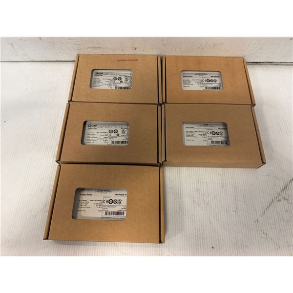 (5) Leuze Electronic #MSI-RM2B-01 Safety Relays
