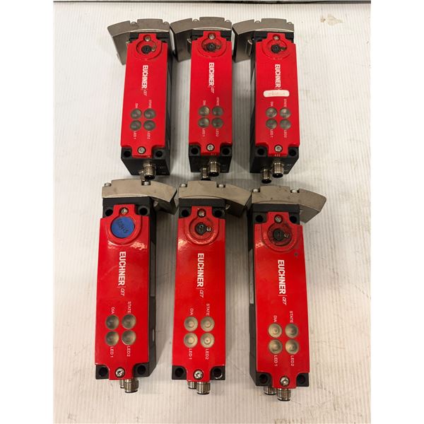 Lot of (6) Euchner #CET3-AP-CRA-AH-50X-SI-111346 / #111346 Safety Switches