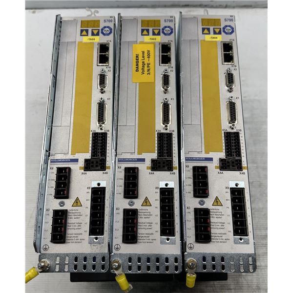 (3) Kollmorgen #S70302-NANANA ServoStar Drives