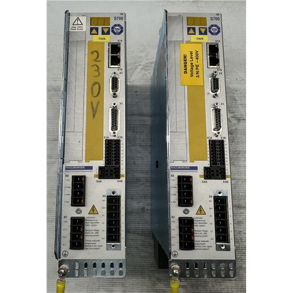 (2) Kollmorgen #S70362-NANANA ServoStar Drives