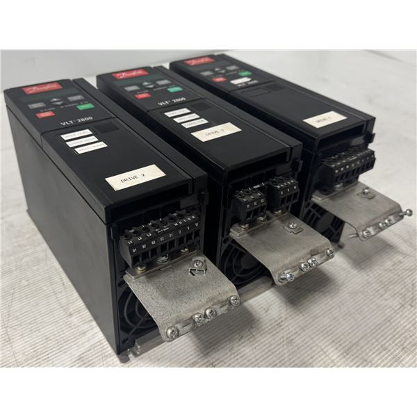 (3) Danfoss #195N1074 Drive