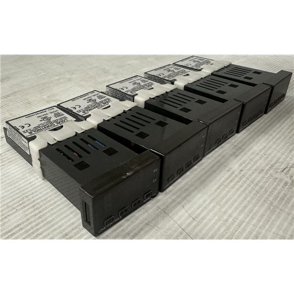 Lot of (5) Love Controls #32A183 Process Control Equipment