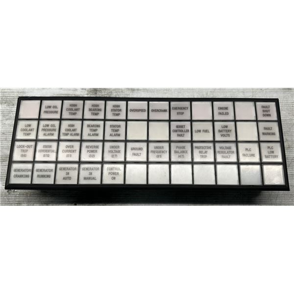 Idec #SLC30N-0412-DD2FB Illuminated Annunciator Panel