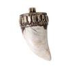 Image 2 : Vintage Tibet Fossilized Shell Horn Pendant (ANT-513)