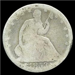 1853 Seated Half Better Circulated (COI-5790)