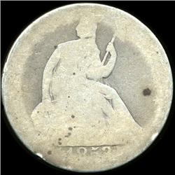 1853 Seated Half Circulated (COI-5791)