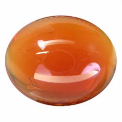 2.20ct Oval Cabochon Natural Orange Spessartite Garnet (GEM-12810)