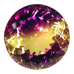 44.70ct Round Shape Purple-Yellow Ametrine (GEM-12923)
