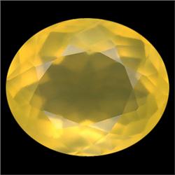 10.20ct Oval Natural Unheated Yellow Fire Opal (GEM-14642)