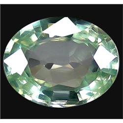 1.50ct Oval Natural Green Blue Cambodia Zircon (GEM-14721)