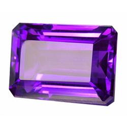 12.40ct Octagon Purple Amethyst (GEM-15301)