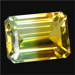 11.30ct Emerald Bi-Color Citrine  (GEM-15320)