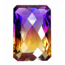 54.05ct Emerald Checker Cut Bi-Color Ametrine (GEM-16518)