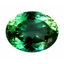 17.5ct Natural Deep Patroke Green Kunzite FLAWLESS Appraisal Estimate $1975 (GEM-17321)